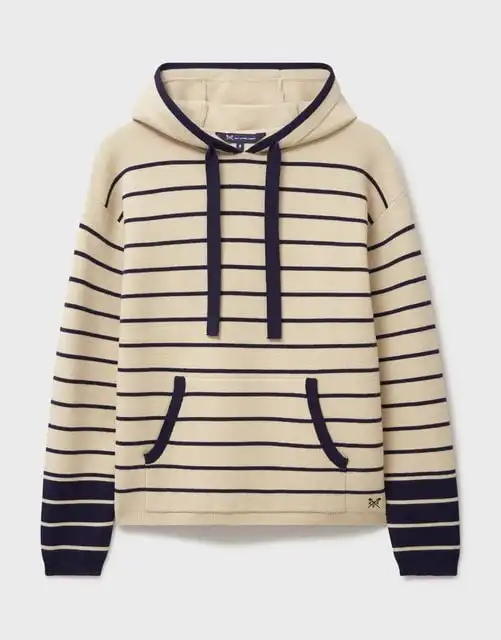 Knitted hoodie, £69, Crew Clothing