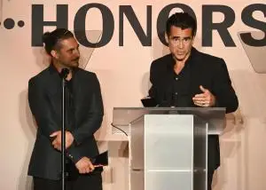 Mike Marino, Colin Farrell at IndieWire Honors Television 2025 held at NeueHouse Hollywood on June 05, 2025 in Los Angeles, California.