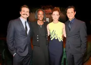 Jason Ritter, Skye P. Marshall, Jennie Snyder Urman, David Del Rio at IndieWire Honors Television 2025 held at NeueHouse Hollywood on June 05, 2025 in Los Angeles, California.