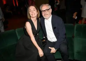 Julianne Nicholson, John Lesher at IndieWire Honors Television 2025 held at NeueHouse Hollywood on June 05, 2025 in Los Angeles, California.