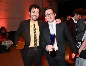 Ramy Youssef, Lance Oppenheim at IndieWire Honors Television 2025 held at NeueHouse Hollywood on June 05, 2025 in Los Angeles, California.