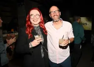 Kyla Plewes, Ishai Setton at IndieWire Honors Television 2025 held at NeueHouse Hollywood on June 05, 2025 in Los Angeles, California.
