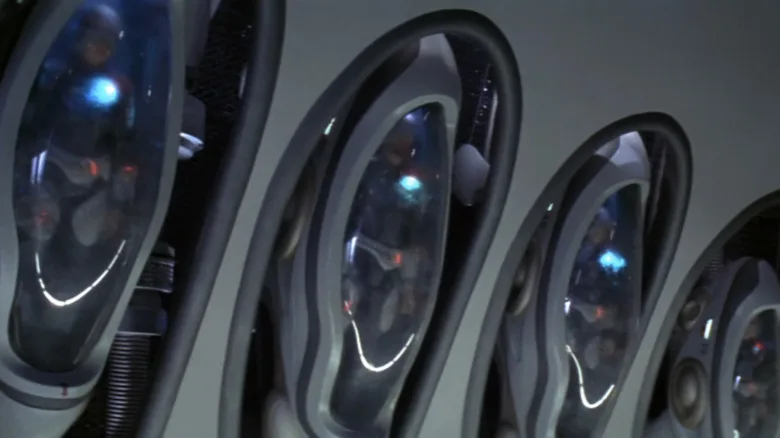 The Robinson family lay in pods in Lost in Space