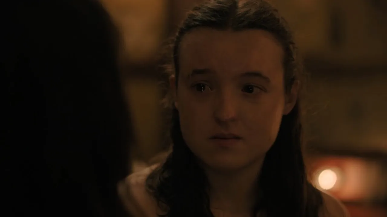 Ellie on The Last of Us Season 2 finale.