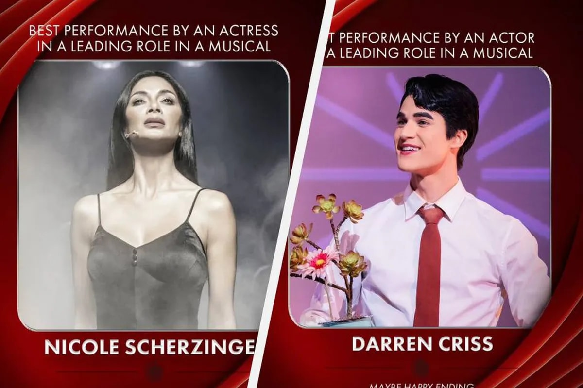Filipino-Americans Nicole Scherzinger, Darren Criss win Tony Awards