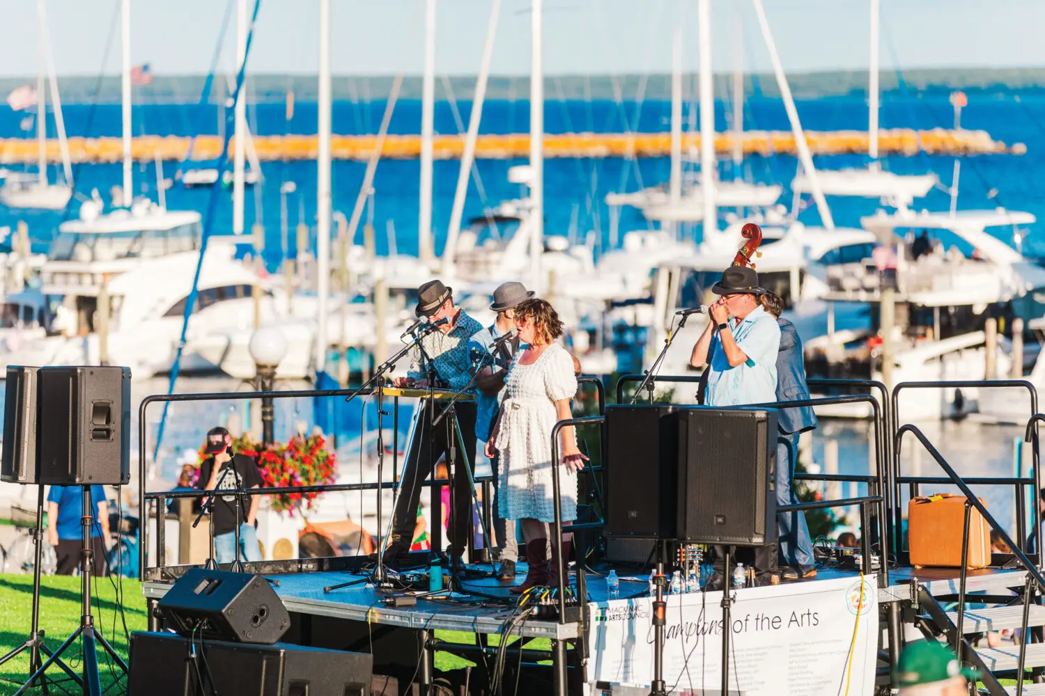 0625_Summer Concerts, music, sweet sounds of summer. Mackinac Island, music in the park