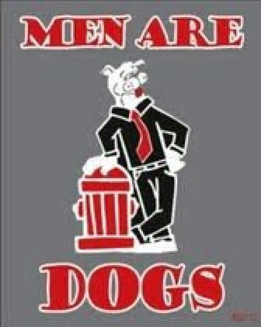 Cape Cafe Dessert Theatre Poster for 'Men Are Dogs'