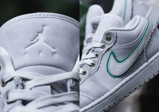The Air Jordan 1 Low SE Wears Distressed Edges
