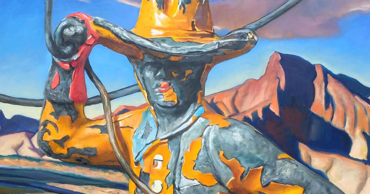 Contemporary western painter Bradford Overton revives old toys in new Jackson Hole show