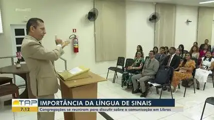 Congregações se unem para discutir sobre a comunicação em Libras em Santarém