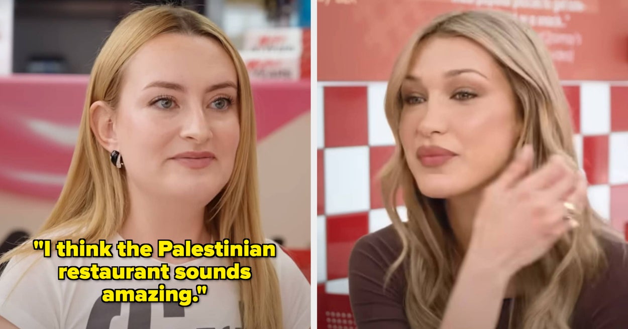 Amelia Dimoldenberg Is Being Praised For The Subtle Way She Showed Bella Hadid That Their Interview Was A Safe Space To Embrace Her Palestinian Heritage