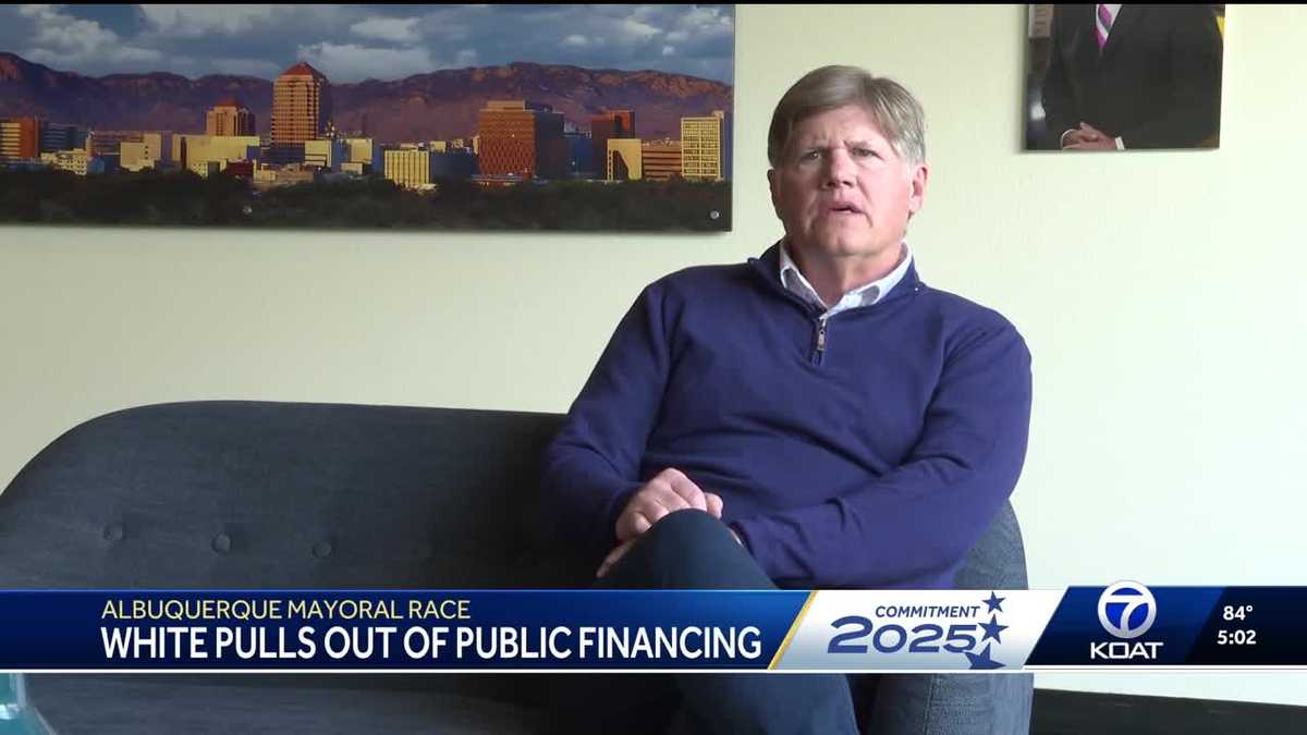 White withdraws from public financing in mayoral race, calls system an ‘incumbent protection plan