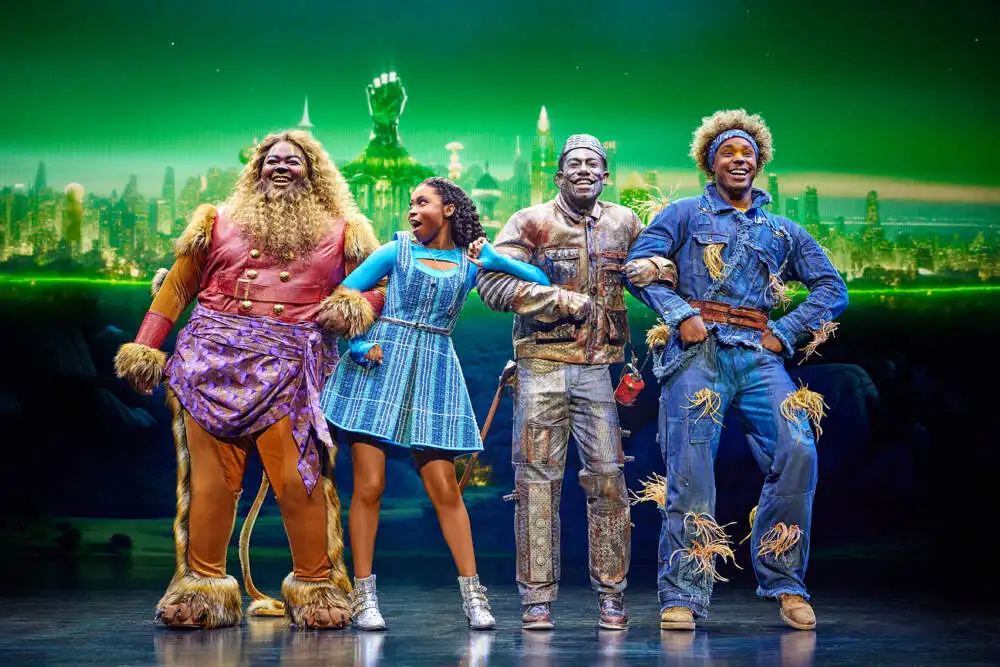From left: Kyle Ramar Freeman, Nichelle Lewis, Phillip Johnson Richardson and Avery Wilson in the touring production of "The Wiz." (Courtesy Jeremy Daniel)