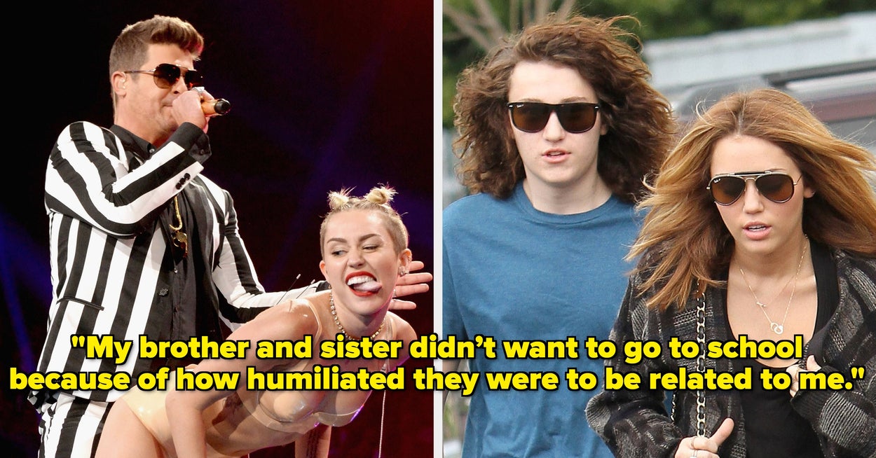 Miley Cyrus’s Younger Siblings Were So “Humiliated” To Be Related To Her During Her Controversial “Bangerz” Era That They Didn’t Want To Go To School