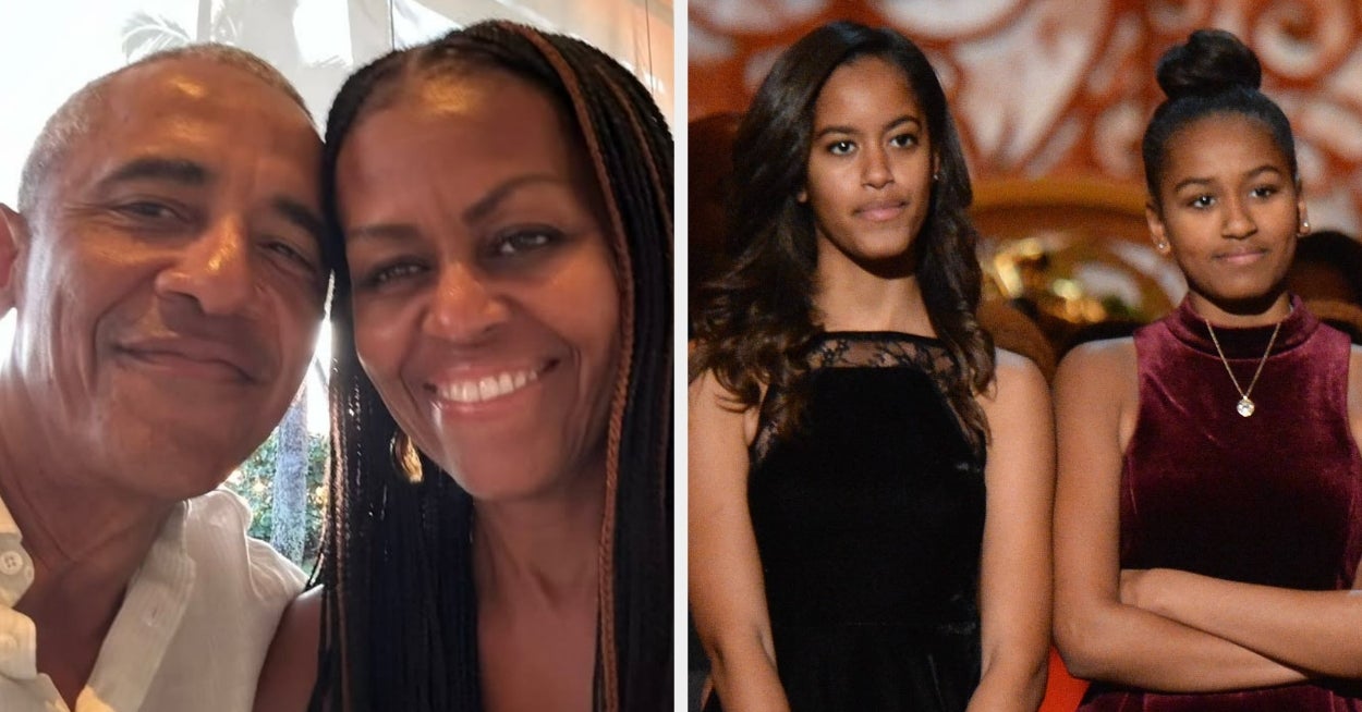 Barack And Michelle Obama Shared A Rare Family Photo With Their Grown-Up Daughters, And It’s Making Me Feel OLD