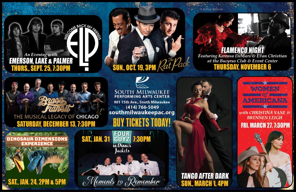 South Milwaukee Performing Arts Center Announces 2025-2026 Performing Arts Season