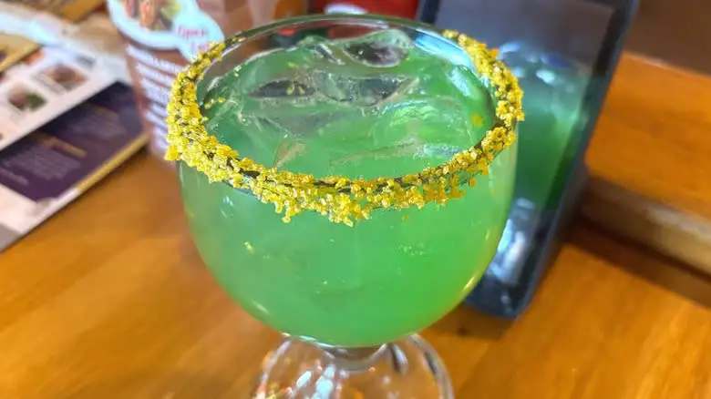 garnished Tipsy Leprechaun drink