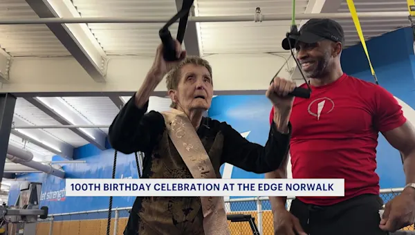 ‘Couldn’t be happier.’ Norwalk fitness enthusiast celebrates 100th birthday