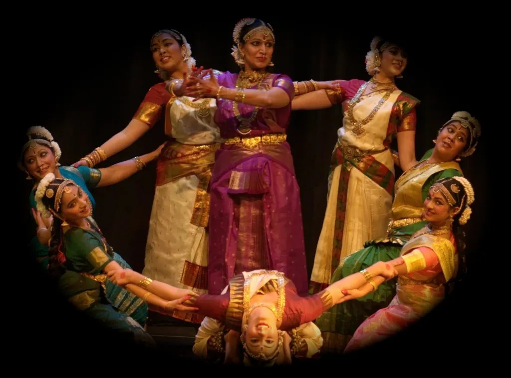 With the aid of a grant from the Regional Arts & Culture Council, Anita Menon choreographed the dance Perumaal, which includes traditional Bharatanatyam hand gestures as well as sacred Pancharathra hand gestures used by priests in the temples of South India. Photo via anitamenon.com