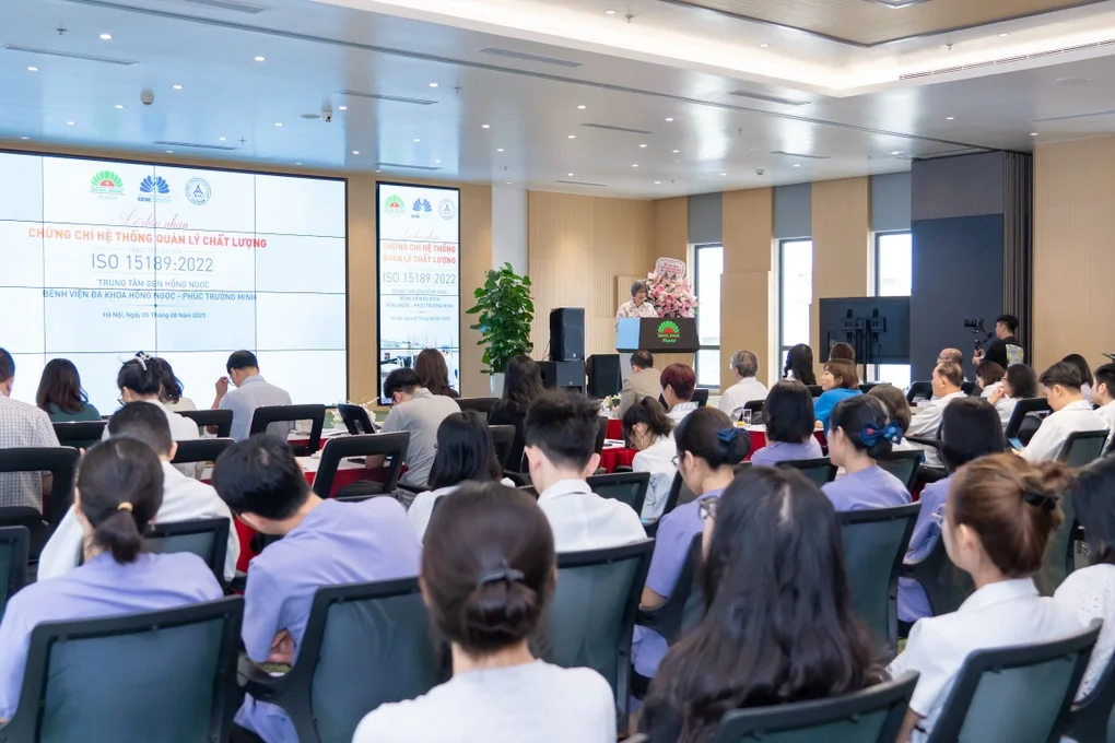 Trung tâm Gen Hồng Ngọc nhận chứng chỉ ISO 15189:2022 - 3 Trung tâm Gen Hồng Ngọc nhận chứng chỉ ISO 15189:2022 - 3