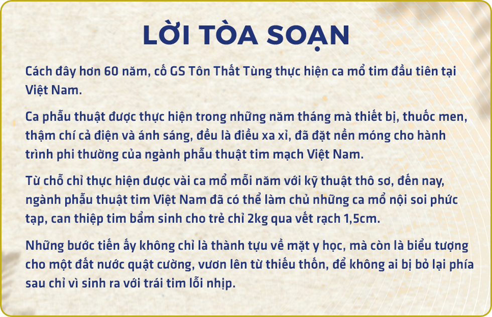 50 năm đi tìm vết mổ 1,5cm tái sinh hàng nghìn trẻ em mang “án tử”