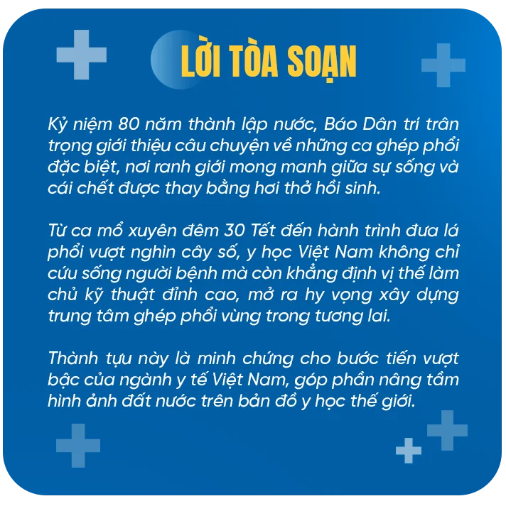 Những ca ghép phổi đặc biệt: Dấu ấn y học Việt Nam vươn tầm quốc tế - 1