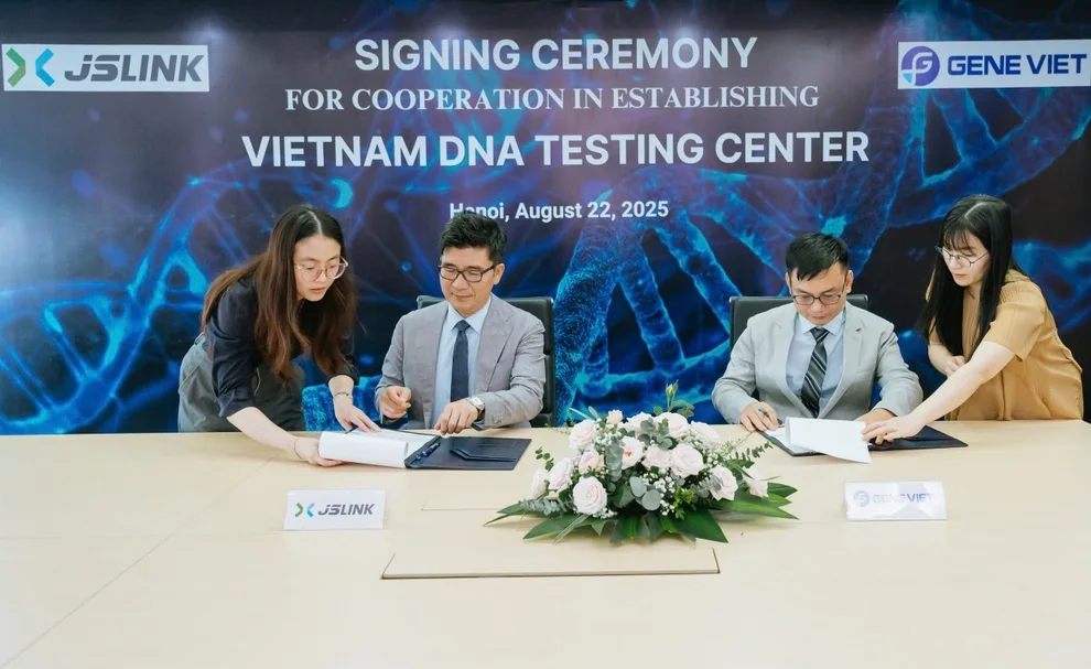 Công ty JS Link và Công ty cổ phần sinh học phân tử Gene Viet ký kết hợp tác chiến lược - 1