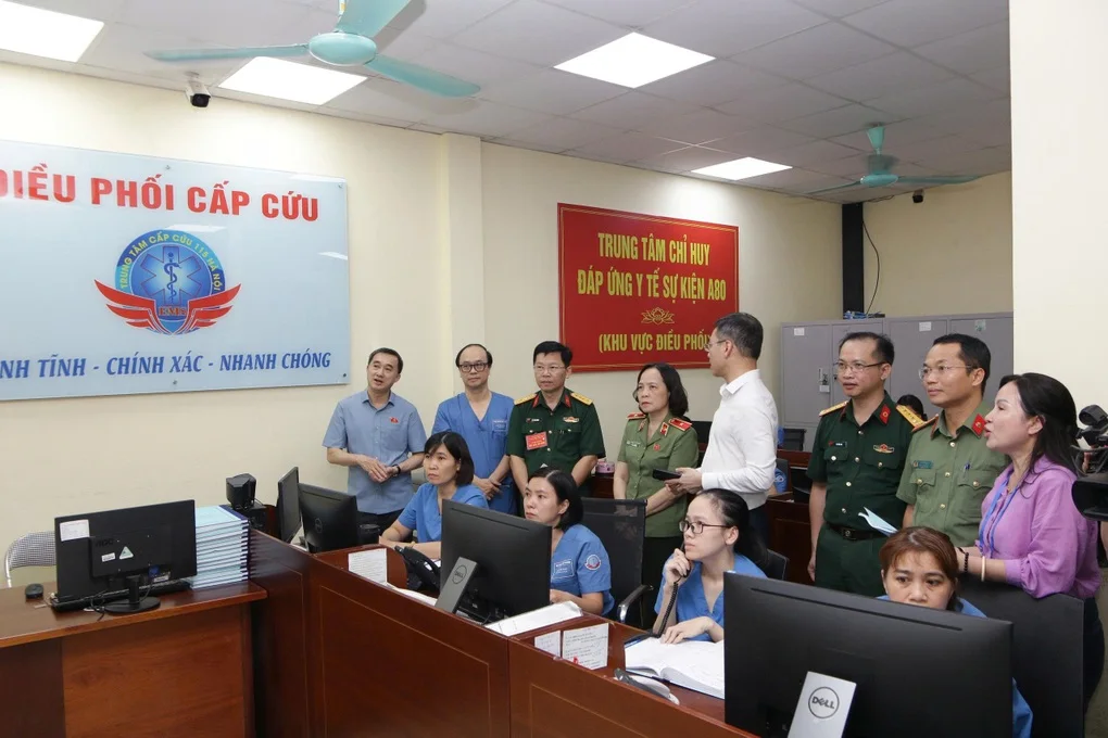 94 tổ trực, bảo vệ nhiều lớp của y tế Hà Nội đảm bảo an toàn cho Đại lễ A80 - 3