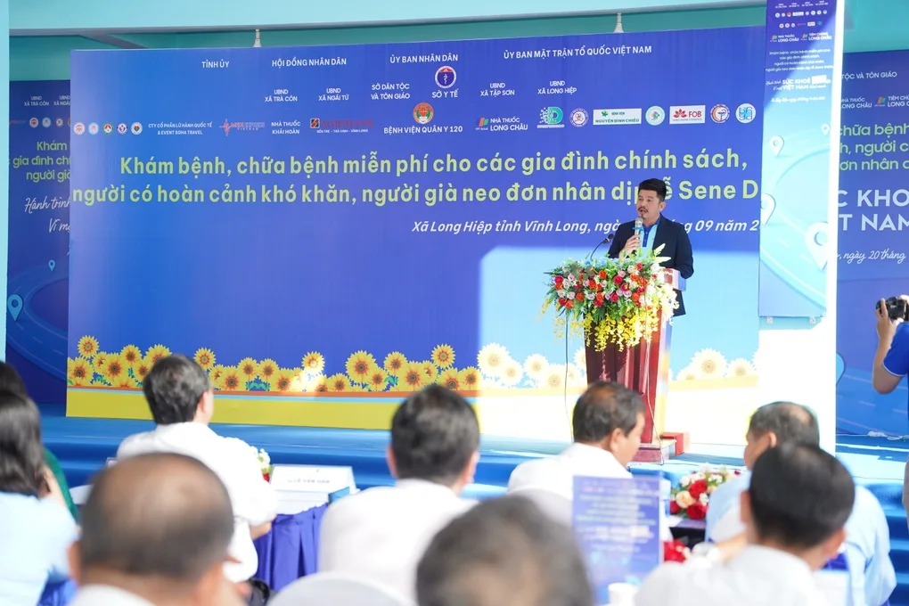 Long Châu đồng hành Sở Y tế Vĩnh Long khám, phát thuốc miễn phí cho người dân - 3