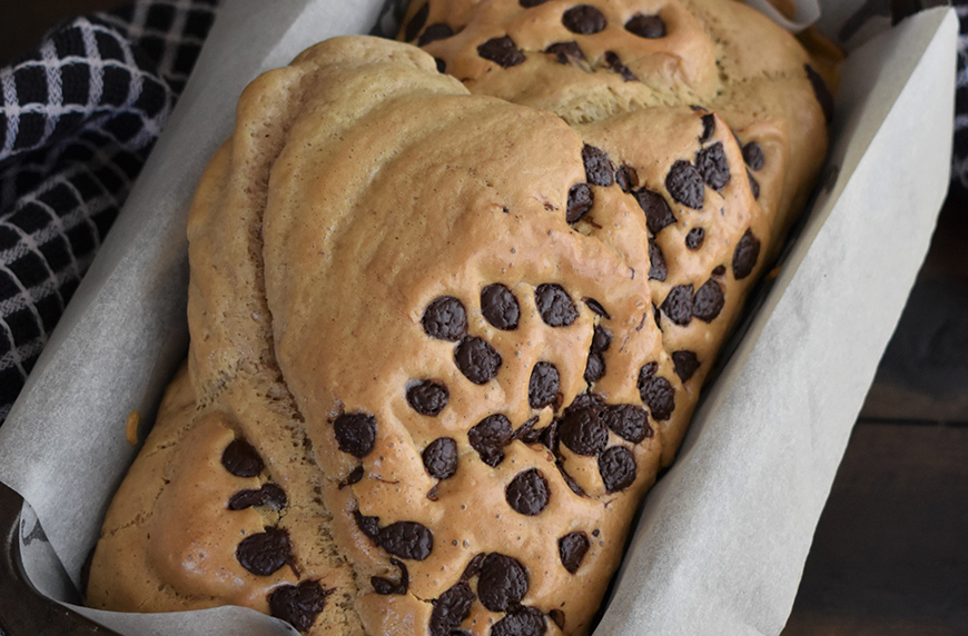chocolate chip cookie dough bread