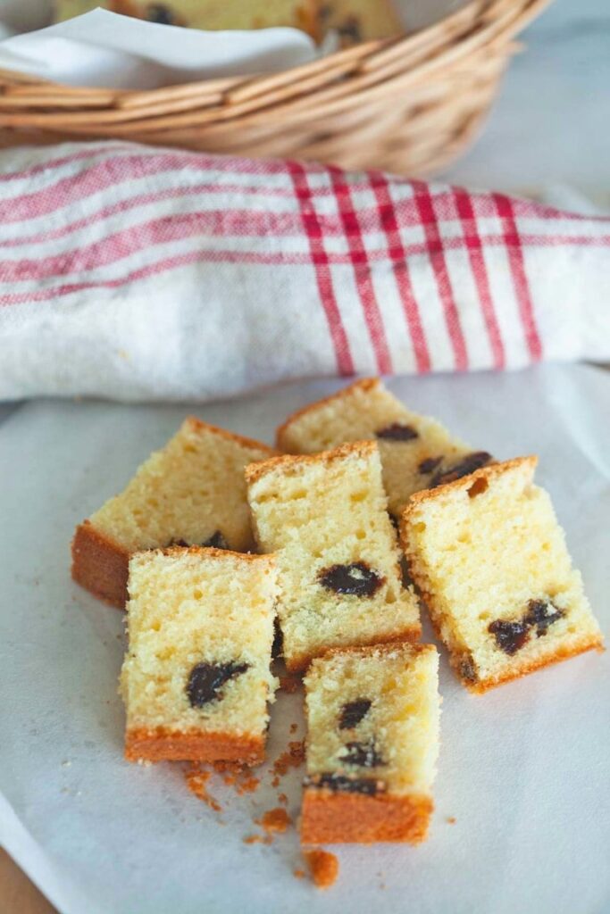 brandy butter cake with prunes