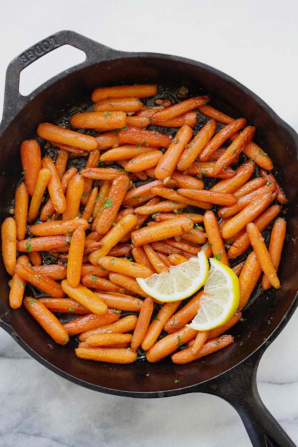 buttery brown sugar roasted carrots