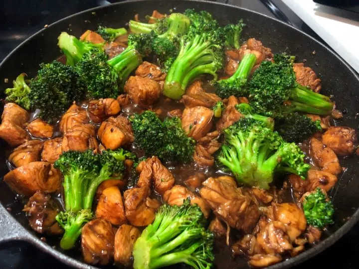 chicken and broccoli