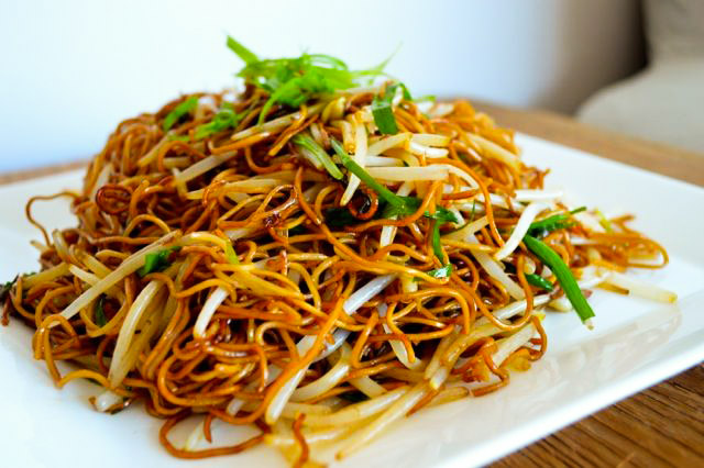 Cantonese Soy Sauce Pan-Fried Noodles