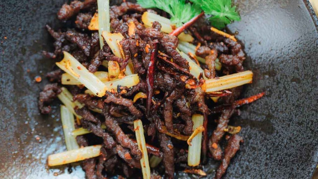 Dry Fried Sichuan Beef