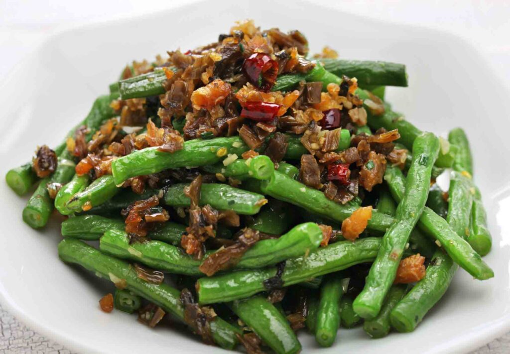 Sichuan Dry Fried Green Beans