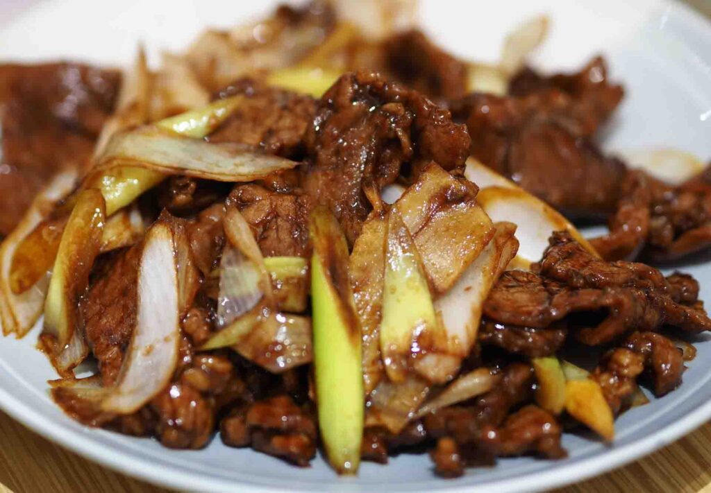 Beef and Onion Stir-Fry