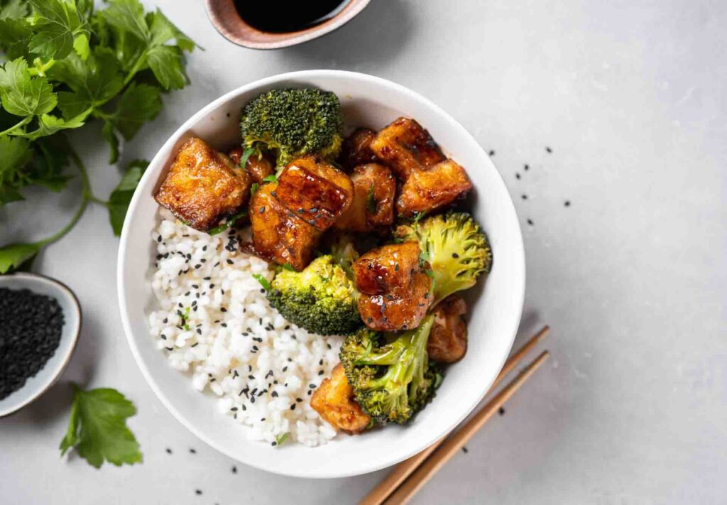 Broccoli & Tofu Rice Bowls