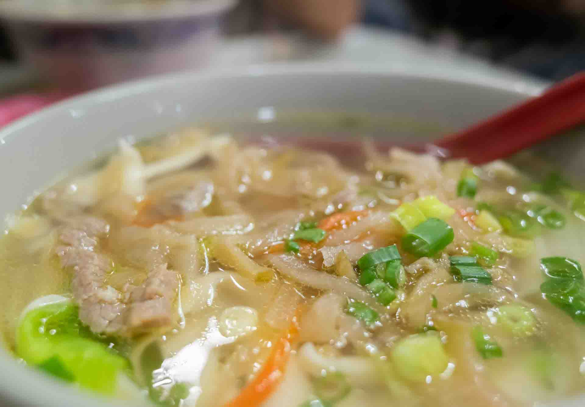 Cantonese Pork & Mustard Greens Soup