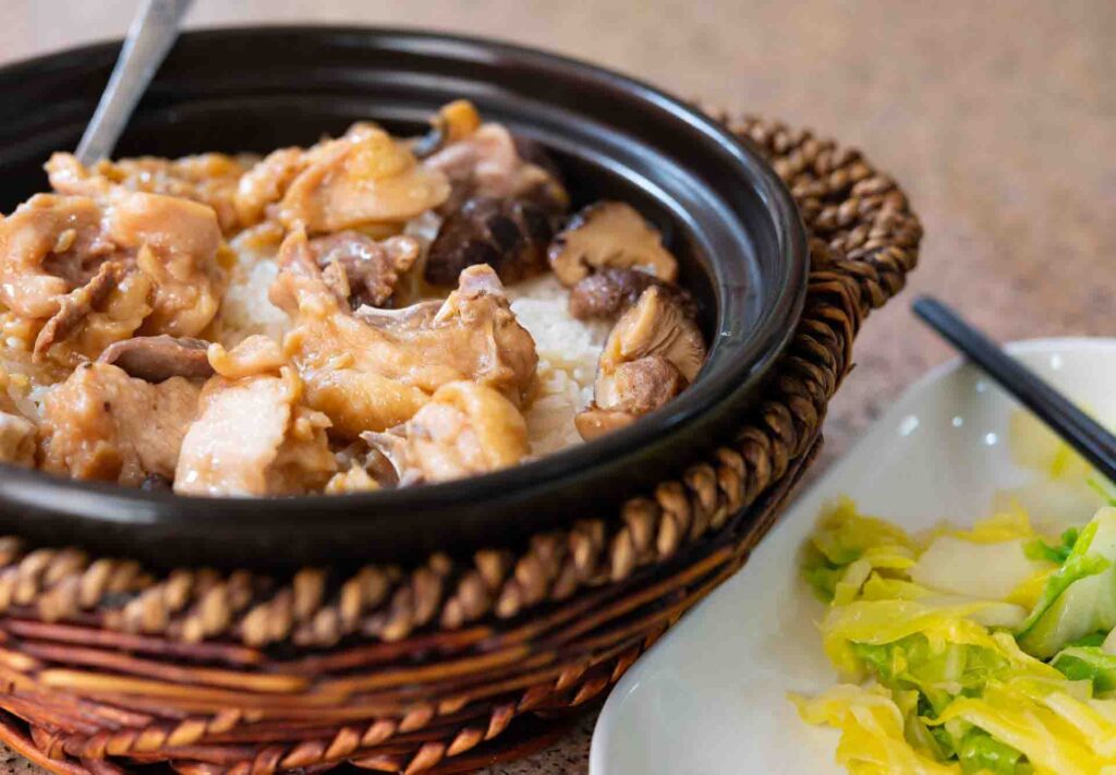 Chicken & Mushroom Rice Pot