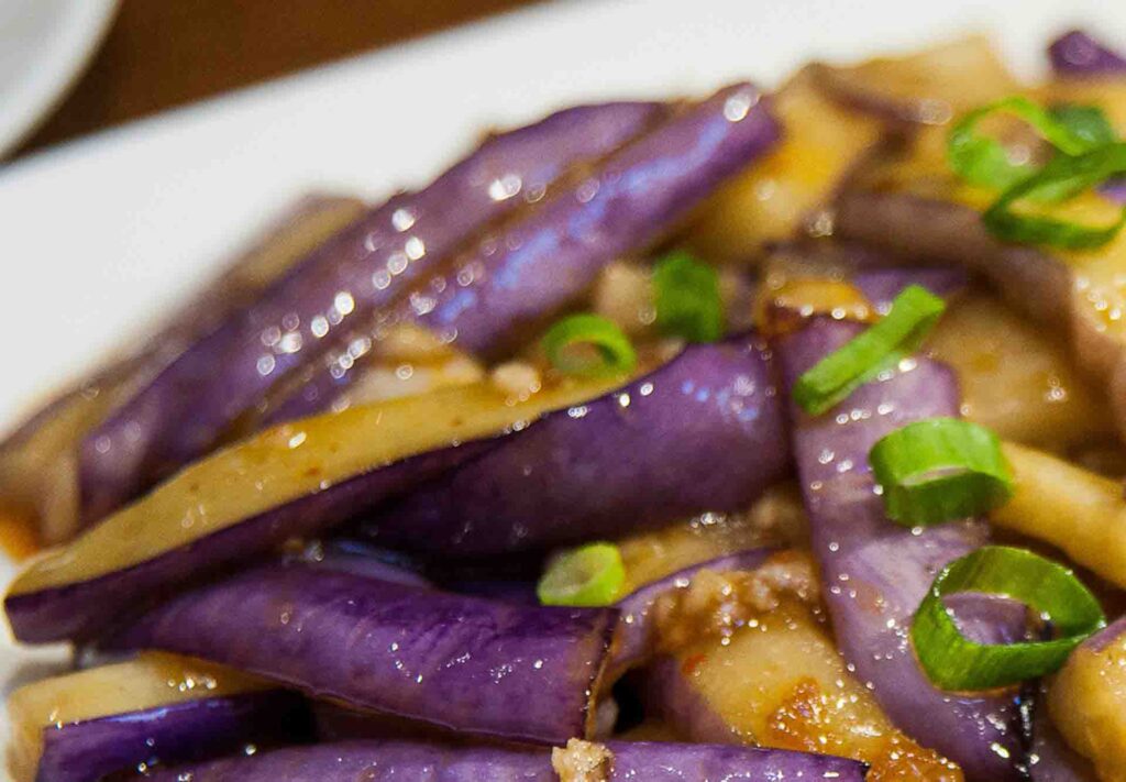 Cantonese Eggplant Delight