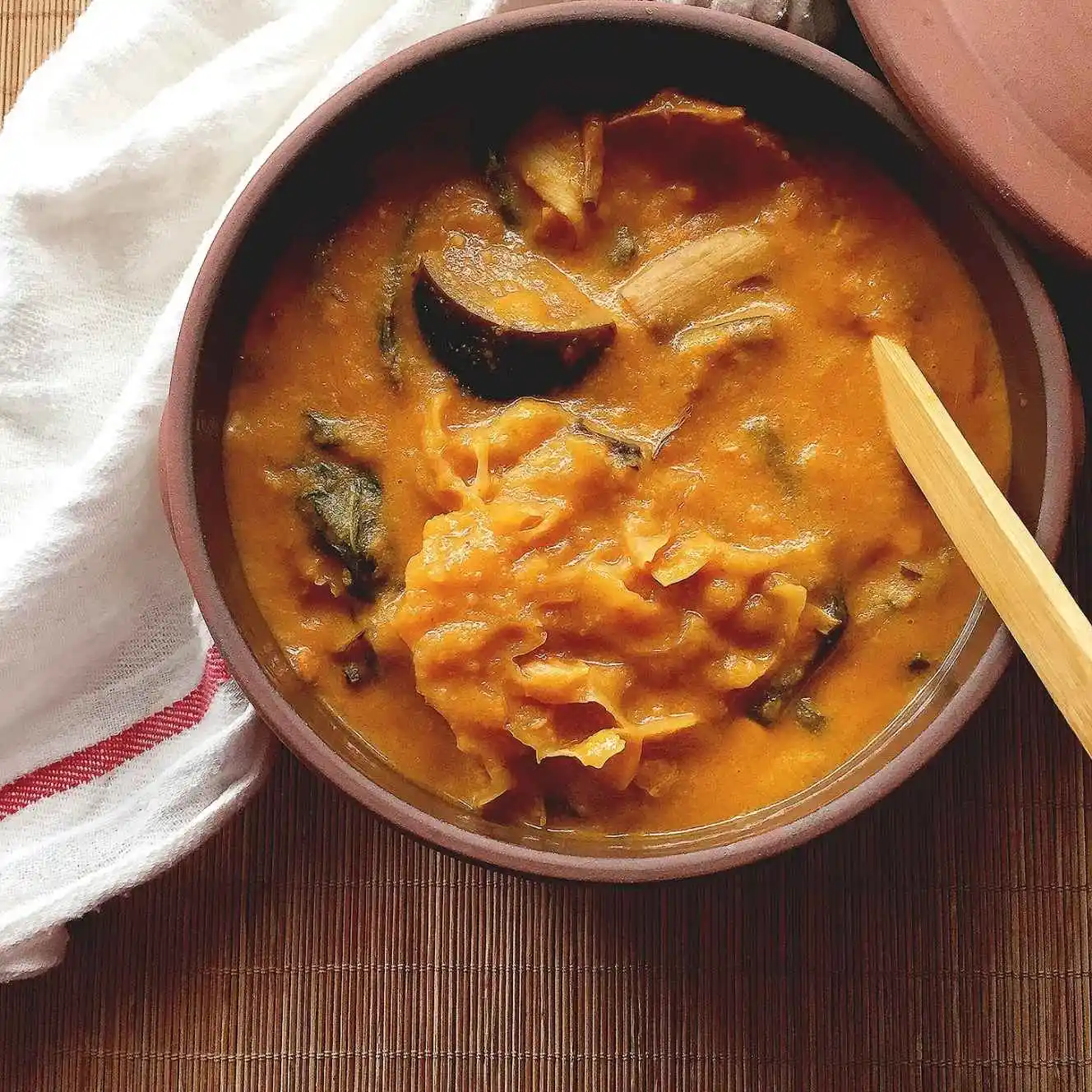 Peanutty Veggie Stew with Artichokes