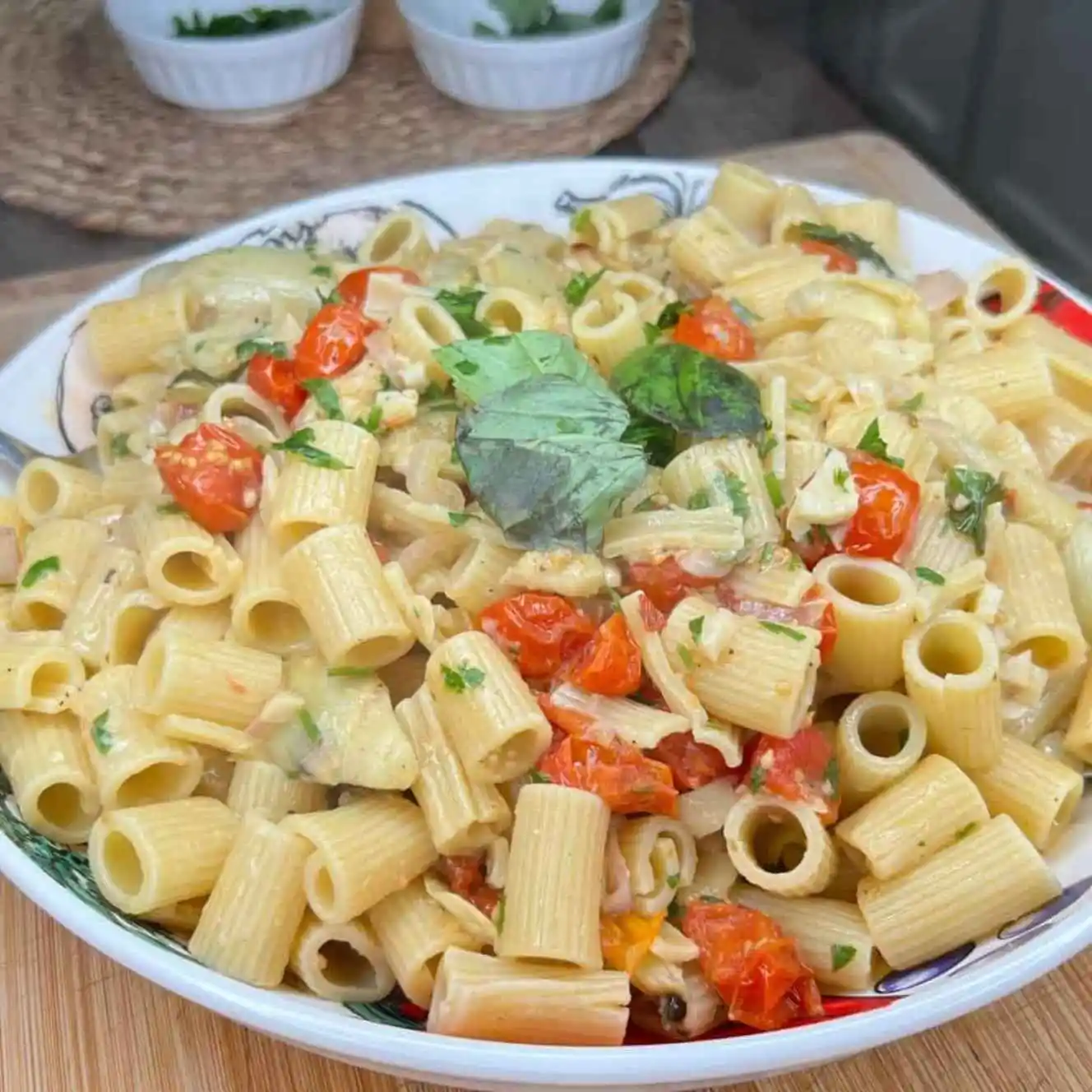 Roasted Tomato & Artichoke Pasta