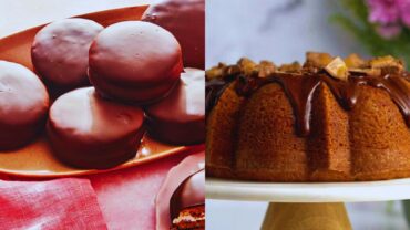 Eclipse Treats: Homemade Moon Pies & Milky Way Bar Cake