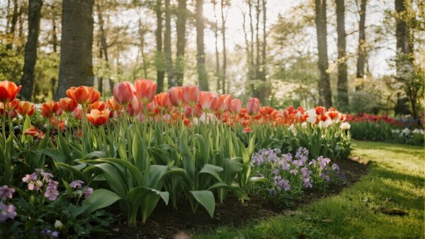 Shade-Smart Tulip Beds: What to Plant When Trees Leaf Out 🌳🌷