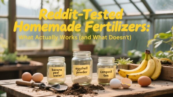 Reddit-Tested Homemade Fertilizers: What Actually Works (and What Doesn’t) 🌼🍌