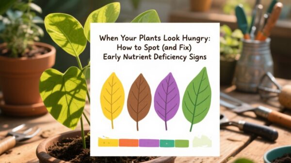 When Your Plants Look Hungry: How to Spot (and Fix) Early Nutrient Deficiency Signs 🌼🍃