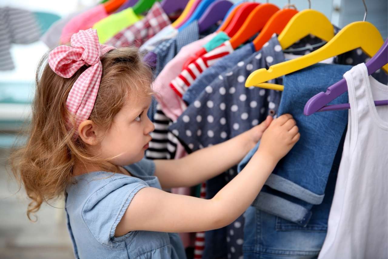 Toddlers Taking off Their Clothing