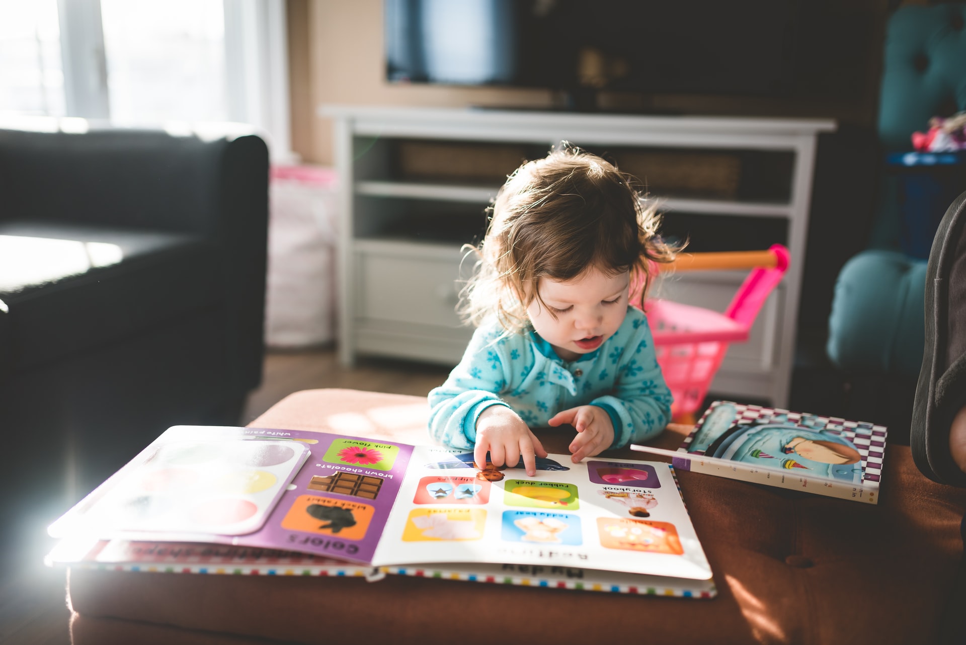 Reading to Babies from a Book