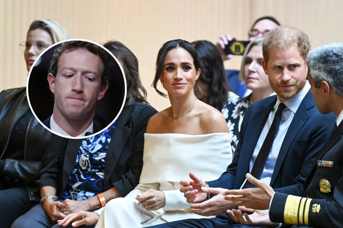 Prince Harry, Meghan Alongside Mark Zuckerberg